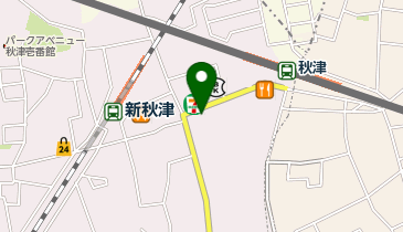 なか卯 秋津店の地図画像