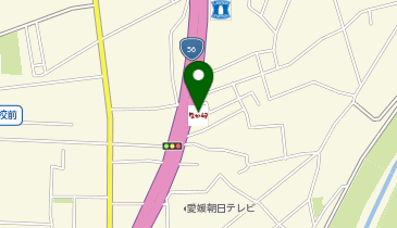 なか卯 56号松山小栗店の地図画像