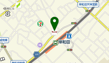 なか卯 岸和田駅前店の地図画像