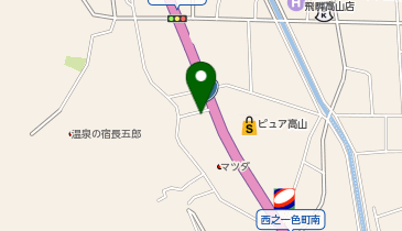 なか卯 41号飛騨高山店の地図画像