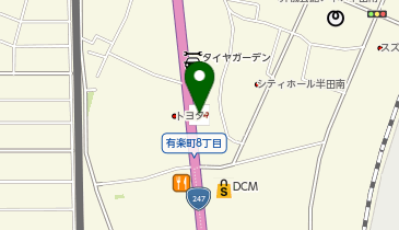 なか卯 247号半田有楽町店の地図画像