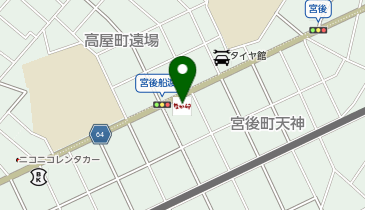 なか卯 江南宮後店の地図画像