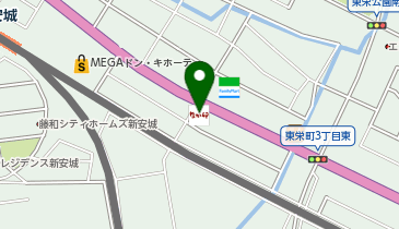 なか卯 1国安城東栄店の地図画像