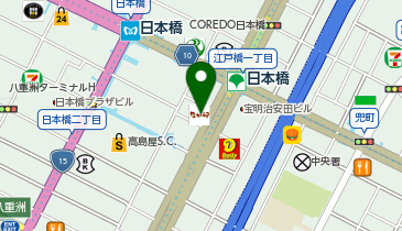 なか卯 日本橋二丁目店の地図画像