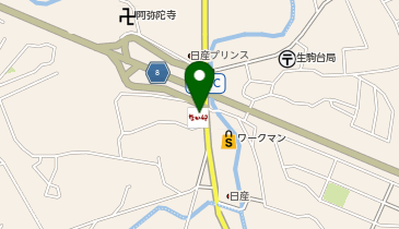 なか卯 生駒俵口店の地図画像