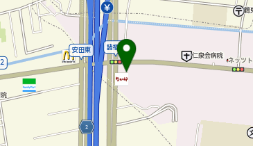 なか卯 ベガスベガス大東店の地図画像