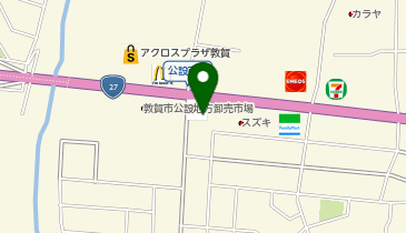 なか卯 27号敦賀店の地図画像
