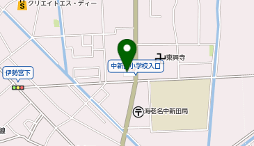 なか卯 海老名中新田店の地図画像
