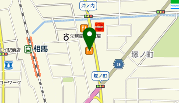 ココス 相馬店の地図画像