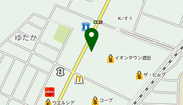 ココス 酒田店の地図画像