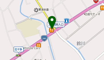 ココス 伊勢原店の地図画像