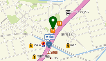 ココス 土佐道路店の地図画像