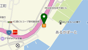 ココス 下関あるかぽーと店の地図画像