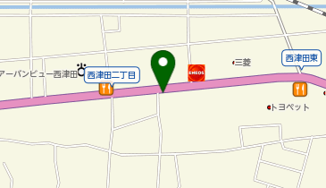 ココス 松江西津田店の地図画像