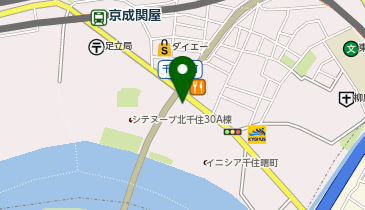 ココス 千住堀切橋店の地図画像