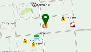 ココス 奥州水沢店の地図画像