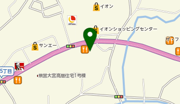 ココス 名護店の地図画像