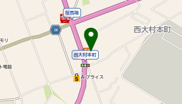 ココス 大村店の地図画像