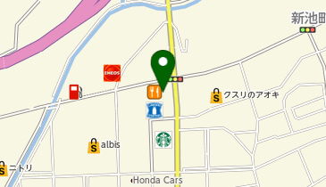 ココス 美濃加茂新池店の地図画像