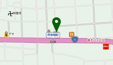 ココス 大垣バイパス店の地図画像