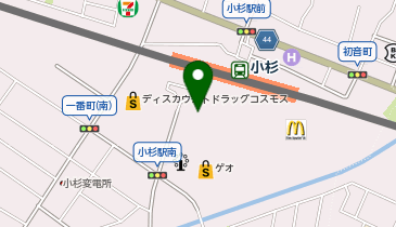 ココス 小杉店の地図画像