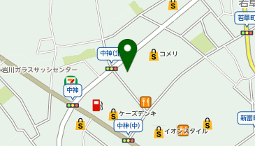 ココス 砺波中神店の地図画像