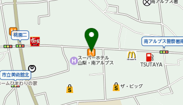 ビッグボーイ 南アルプス店の地図画像