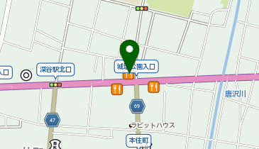 ビッグボーイ 埼玉深谷店の地図画像