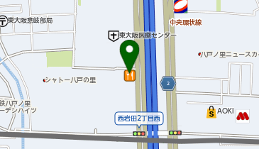 ビッグボーイ 八戸の里店の地図画像