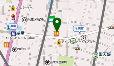 ビッグボーイ 岸の里店の地図画像