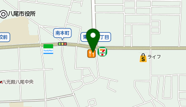 ビッグボーイ 八尾店の地図画像