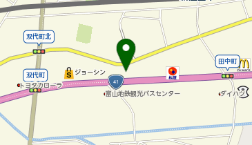 ビッグボーイ 富山田中店の地図画像