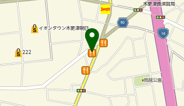 ビッグボーイ 木更津朝日店の地図画像