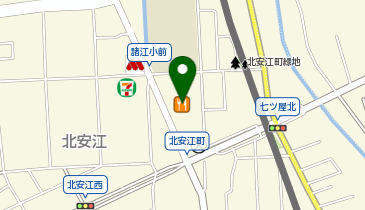 ビッグボーイ 金沢北安江店の地図画像