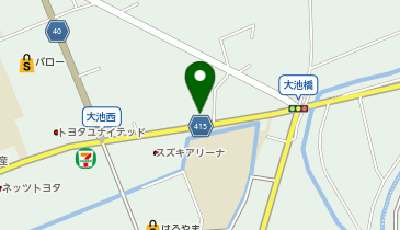 ビッグボーイ 掛川大池店の地図画像