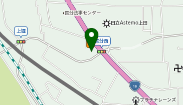 ビッグボーイ 上田国分店の地図画像