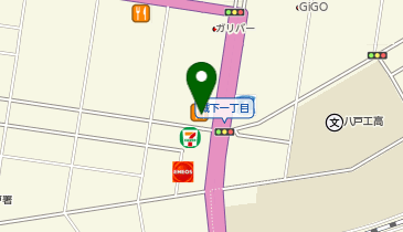 ビッグボーイ 八戸城下店の地図画像