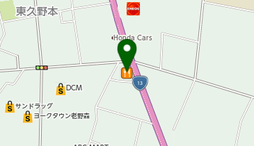 ビッグボーイ 山形天童店の地図画像