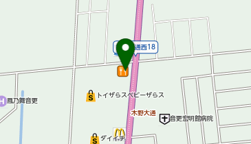 ヴィクトリアステーション 音更店の地図画像