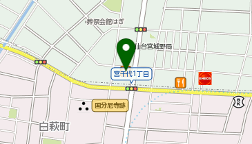 ビッグボーイ 仙台宮城野店の地図画像