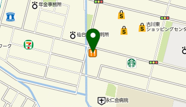 ビッグボーイ 古川店の地図画像