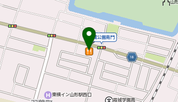 ビッグボーイ 山形城南町店の地図画像