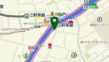ジョリーパスタ 三軒茶屋店の地図画像