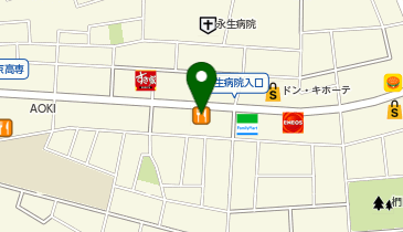 ジョリーパスタ めじろ台店の地図画像