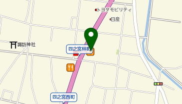 ジョリーパスタ 四之宮店の地図画像