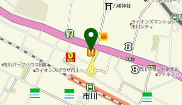 ジョリーパスタ 市川店の地図画像