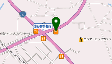 ジョリーパスタ 熊谷店の地図画像