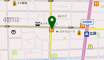 ジョリーパスタ 生野店の地図画像