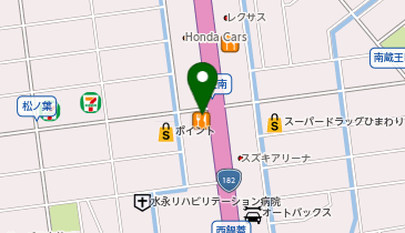 ジョリーパスタ 蔵王店の地図画像