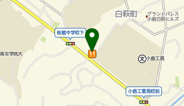 ジョリーパスタ 白萩店の地図画像